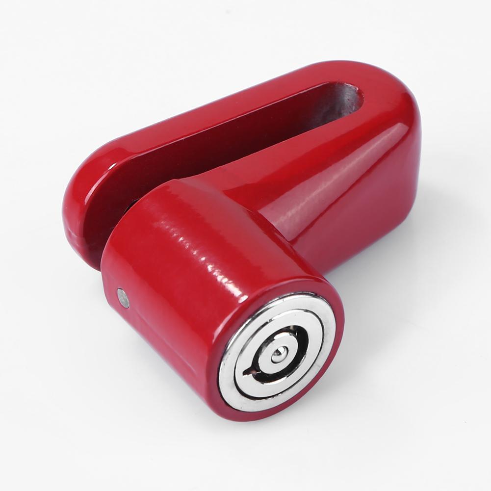 Anti-theft Disk Disc Brake Rotor SafetyLock for Scooter Motorcycle (Red)