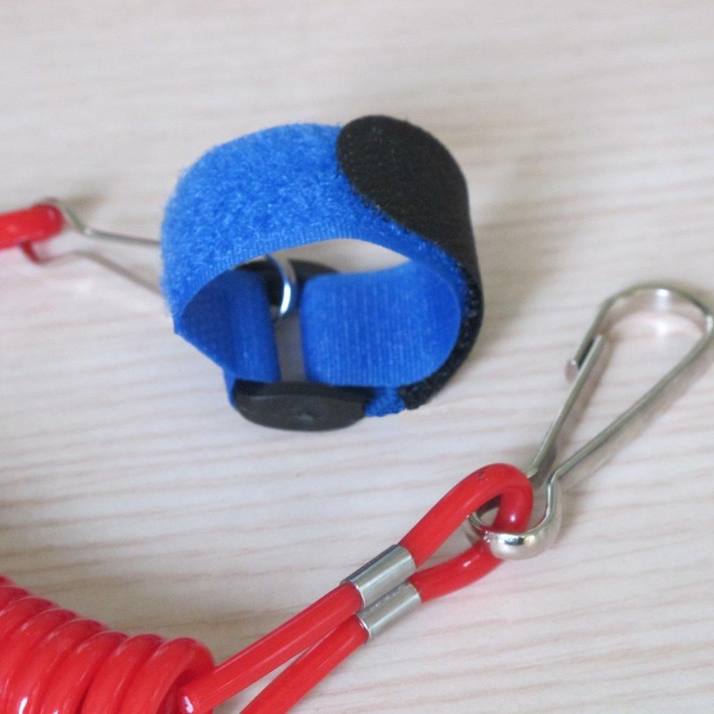 3Pcs Kayak Canoe Boat Elastic Plastic Fishing Rod / Paddle Leash