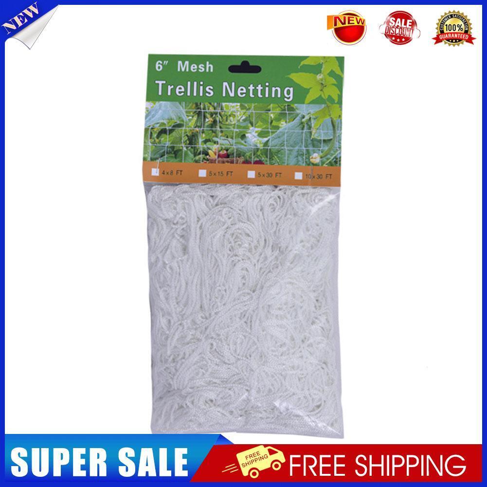 Garden Plant Climbing Net Polyester Grape Vine Grow Support Trellis Netting