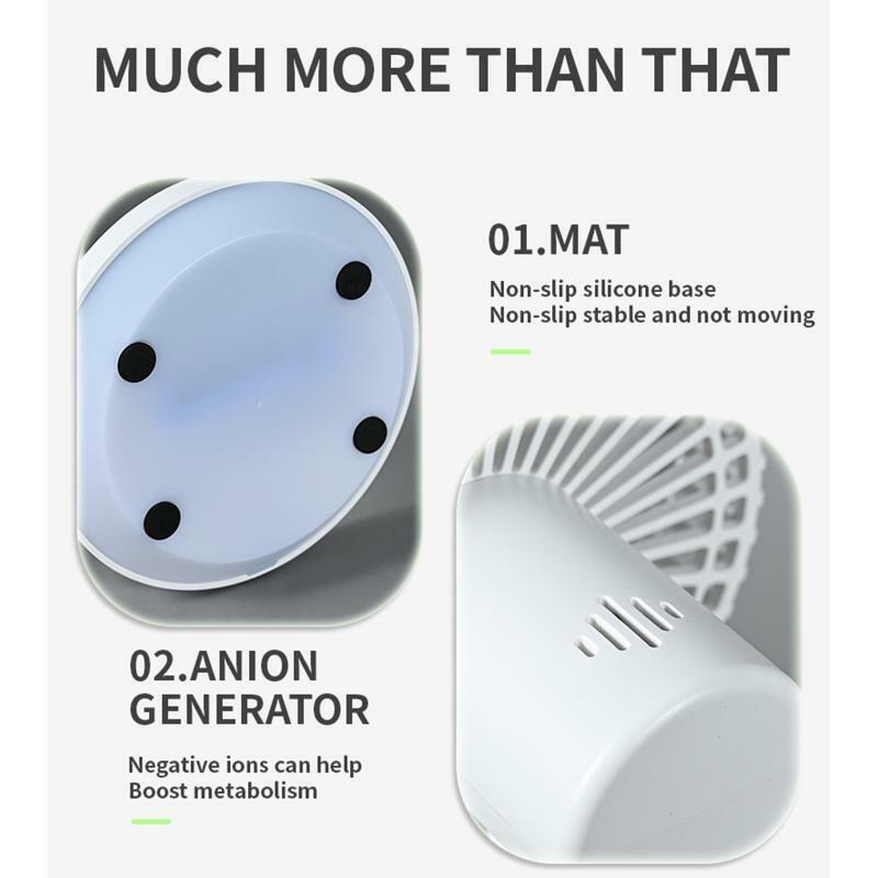 6 Speed Mini Desktop Fan Personal Portable Cooling Fan with 360 Rotation