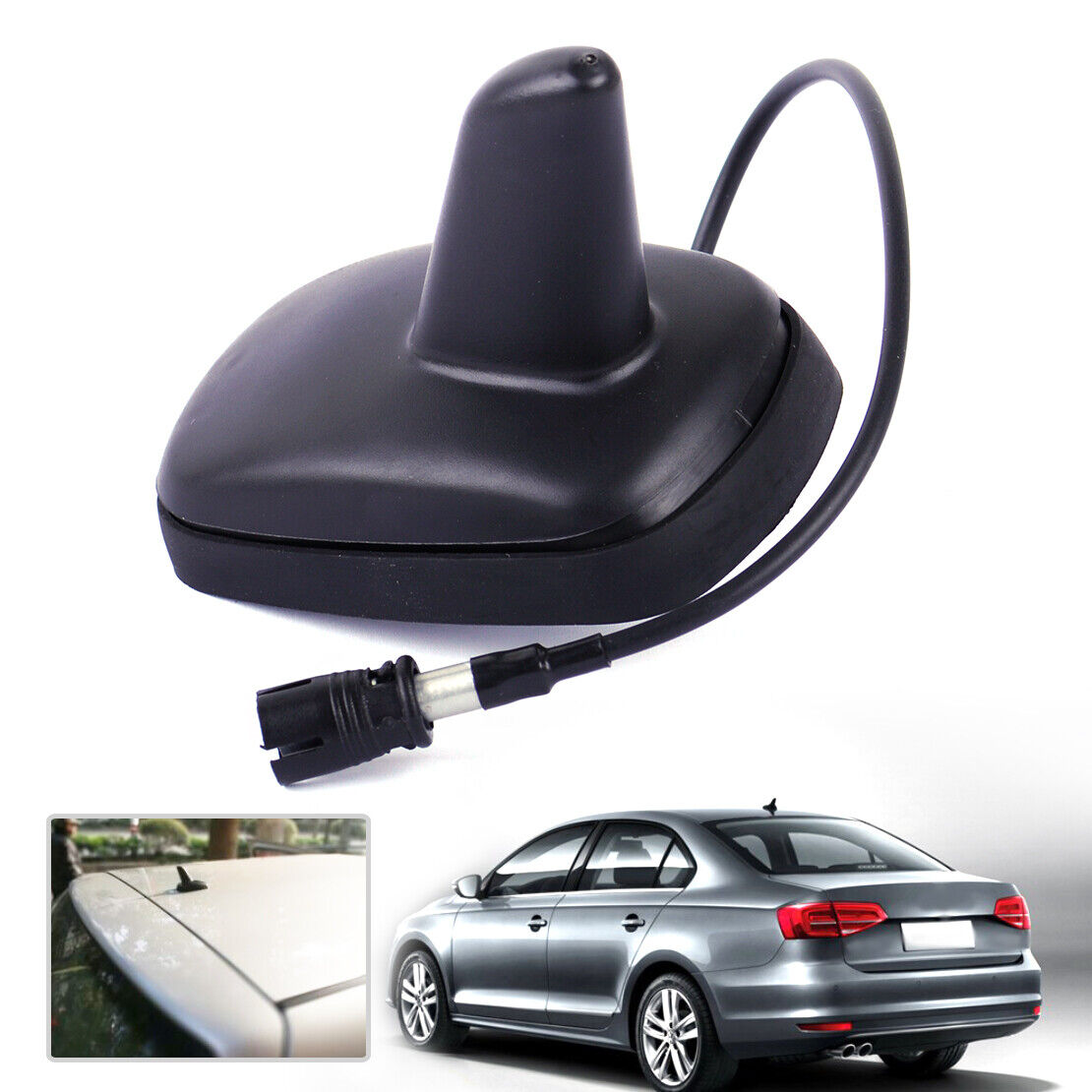 Shark Fin Antenna Aerial AM/FM fit For VW MK4 Golf Jetta Passat B5 5.5 Beetle Li