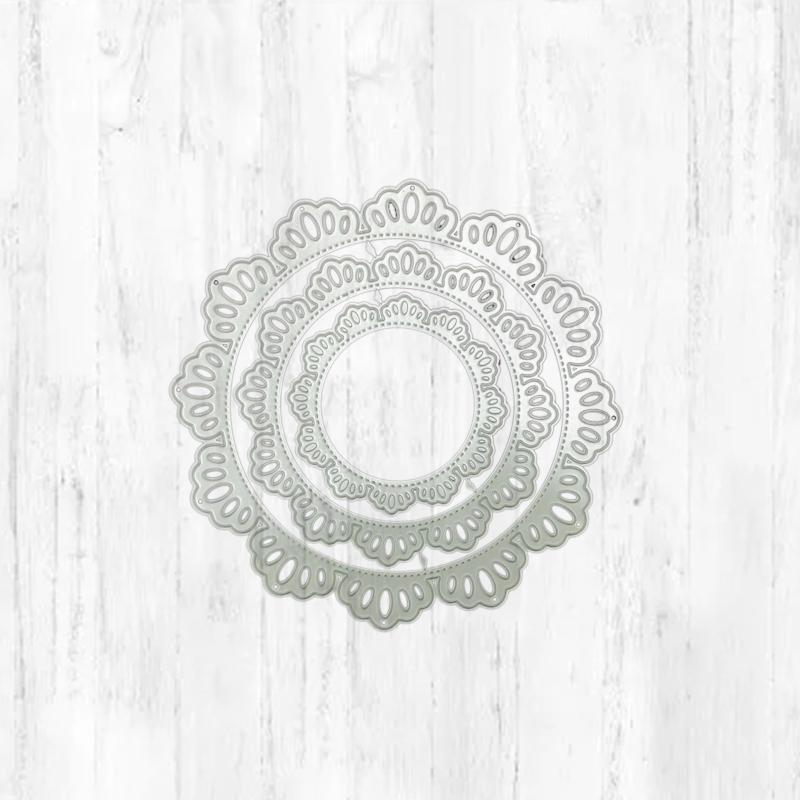 Circle Cutting Metal Round Dies Die Cuts Scrapbooking Stencil for Card Making