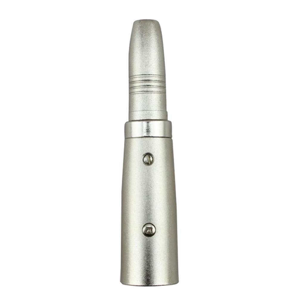 3 Pin XLR Male to 1/4" 6.35mm Mono Female Jack Audio Cable Mic DJ PA Adapter