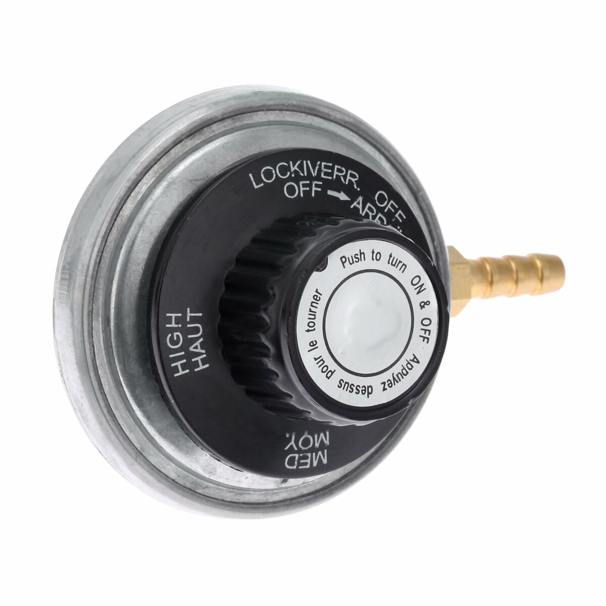 Propane Tank Low pressure Gas Regulator CSA Certified 1"-20 UNEF Inlet