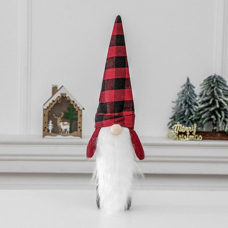 6Pcs Xmas Gnomes Wine Bottle Topper Holiday Xmas Dining Table Party Decorations