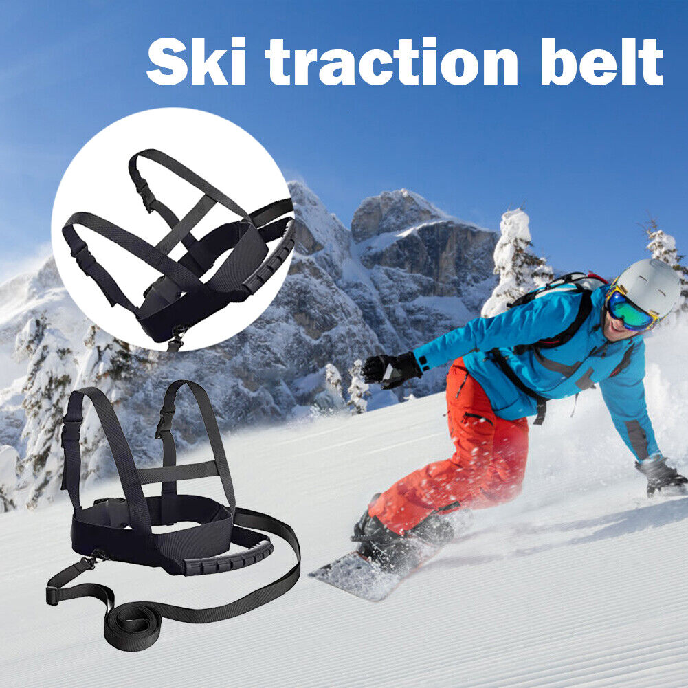 Adjustable Children Ski Safety Traction Harness Rope Skiing Shoulder Belt