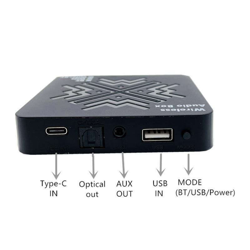 Hifi Bluetooth-compatible 5.0 Audio Receiver 3.5mm RCA Port Stereo Adapters