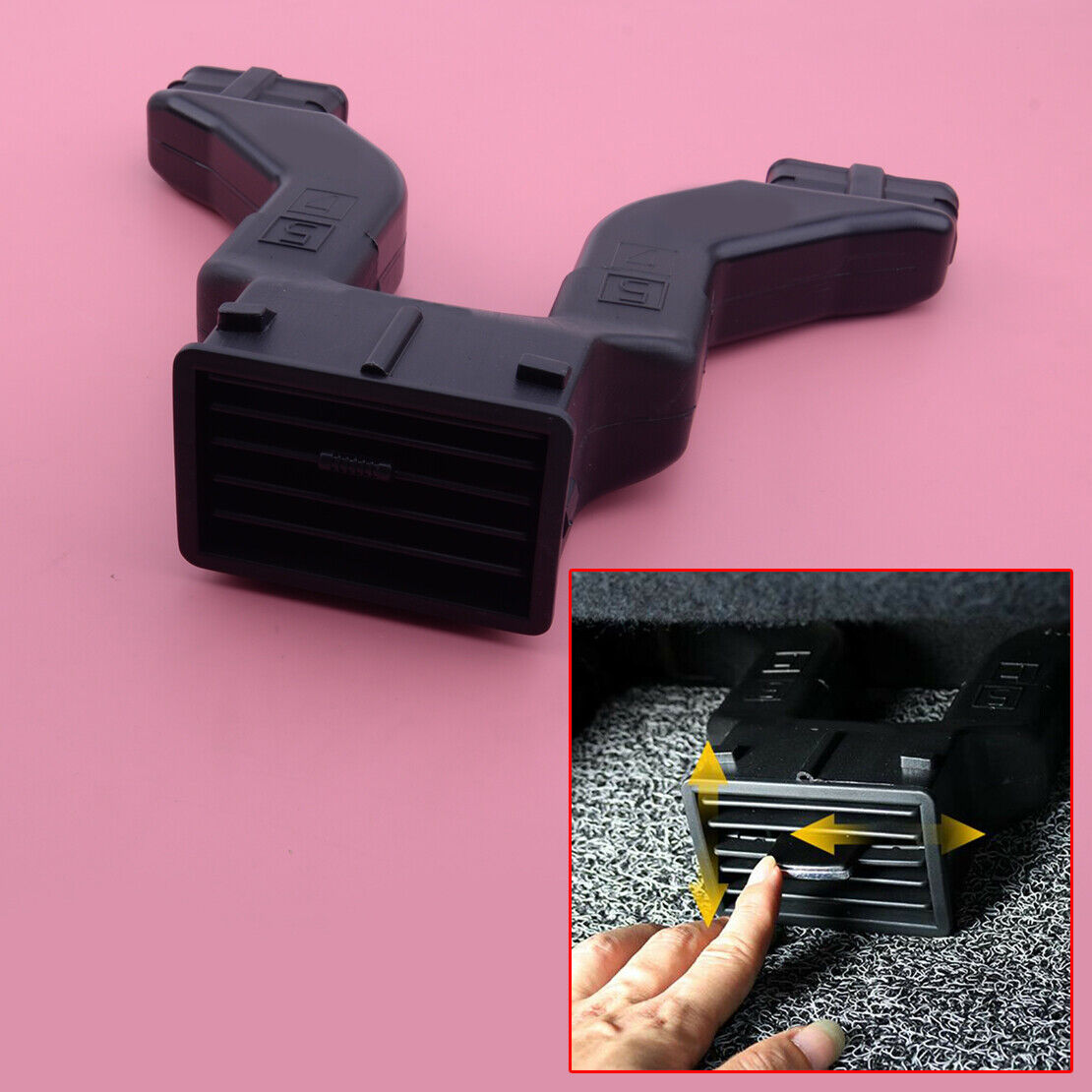 AC Outlet Air Vent Extension Tube Kit Fit for Subaru Forester XV Outback BRZ