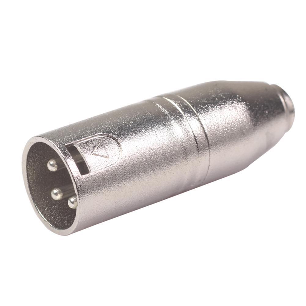 3.5mm TRS Stereo Female to XLR 3pin Male Audio Mixer Connector Plug (1pc)
