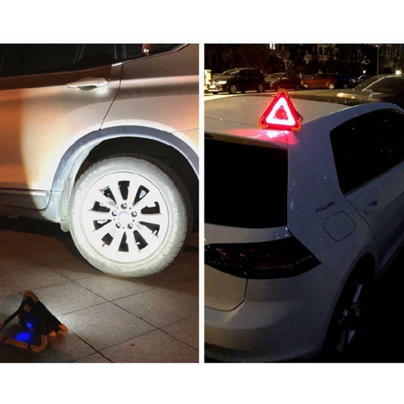 Car Warning Light Triangle Bright Taillight Waterproof Sign Lamp  for Outdoor