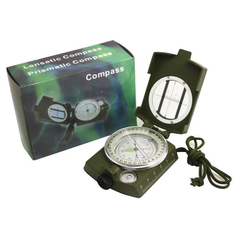 Survival Emergency Luminous Sighting Compass,Multifunctional North Green Compass