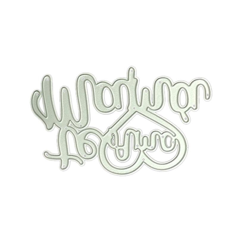DIY Metal Cutting Dies Heart Die Stencil Scrapbooking Die Cuts for DIY Lovers