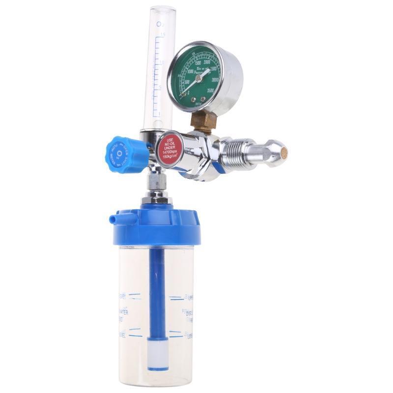 Oxygen Gauge Oxygen Pressure Gas Regulator G-5/8" Inhaler O2 Pressure Reducer