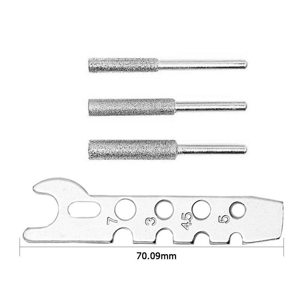 Chainsaw Sharpening Kit Electric Grinder Polishing Guide Drill Adapter Head