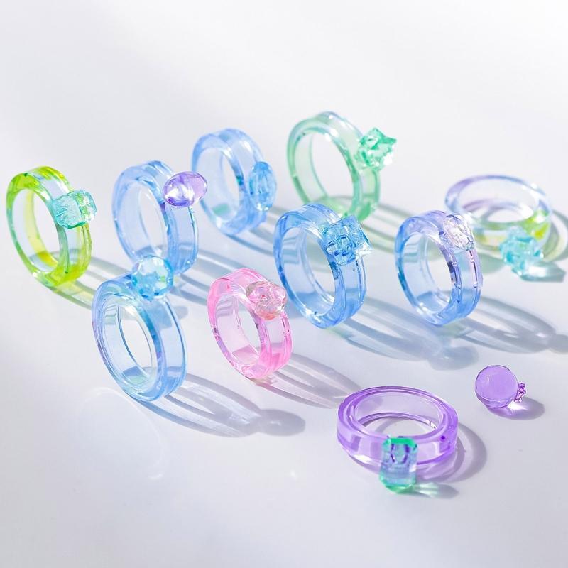 Jewelry Earrings Necklace Making Pendant Making Material Bags Silicone Ring Mold