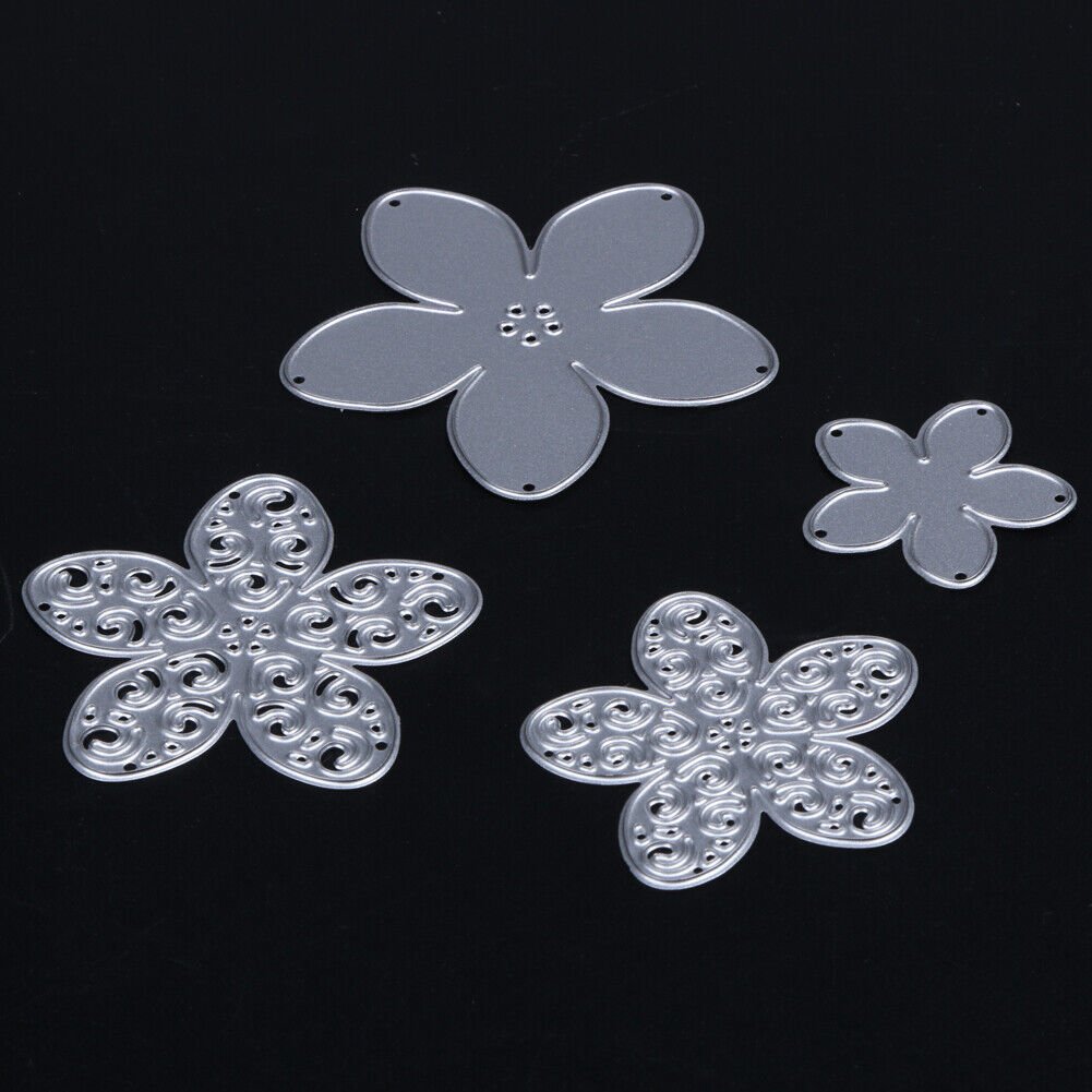 Metal 4 size Flower Cutting Dies Stencils for DIY Scrapbooking/photo album