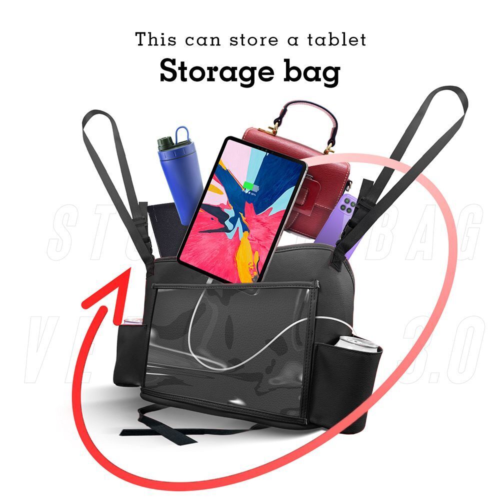 Container Seat Back Net Car Seat Storage Bag Auto Handbag Rack Cup Holder