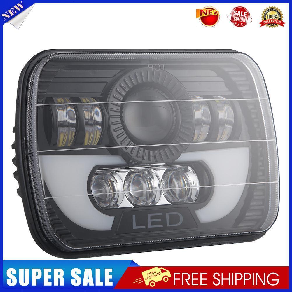 7x6/ 5x7 inch 300W LED Headlight Rectangular Hi-Lo DRL for Car Truck SUV