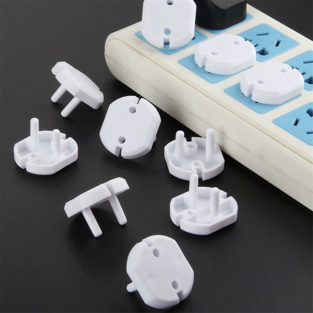 Baby Toddler Safety Protector Anti Electric EU Wall Plug Socket Covers Cap 10Pcs