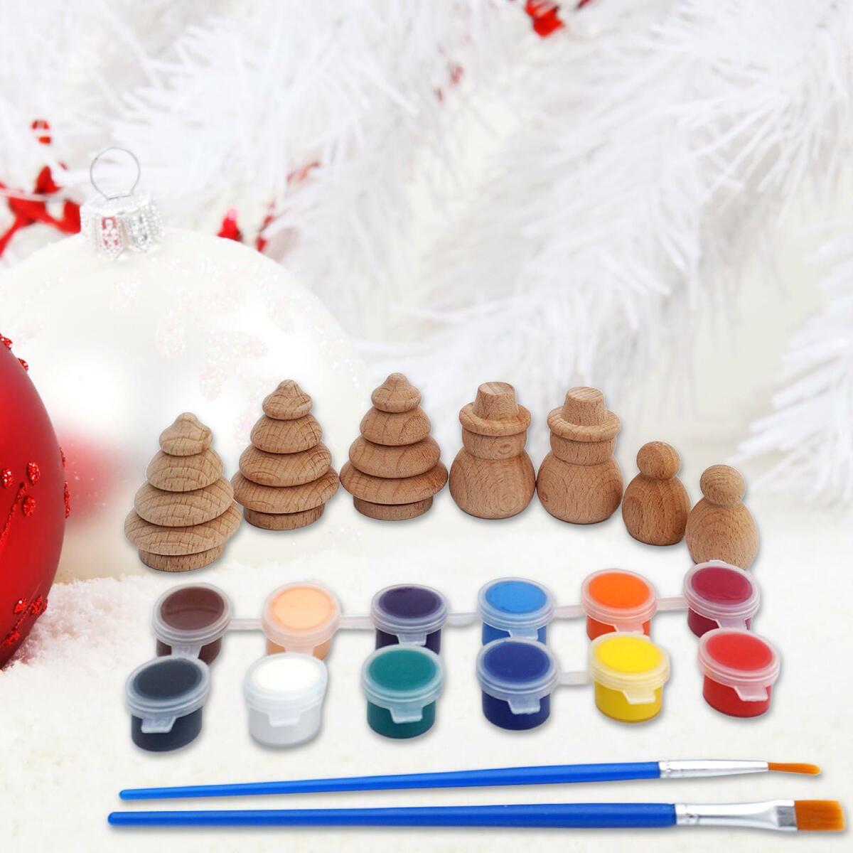 DIY Graffiti   Painted Art Crafts Snowman for Children Baby Toddlers