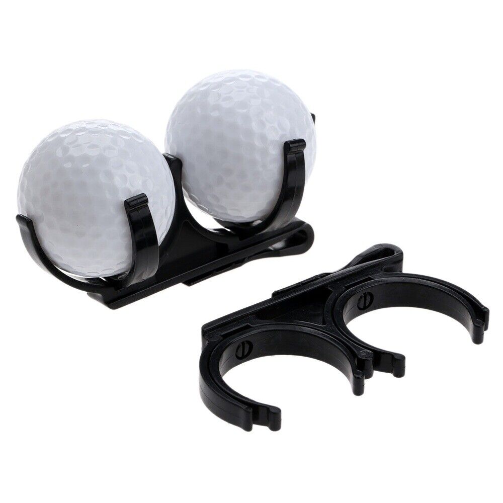 2× Durable Plastic Golf Ball Clip Holder Organizer Golfer Golfing Tool Accessory
