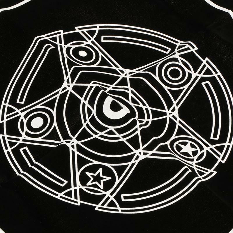 49x49cm Pentacle Tarot Tablecloth Astrology Divination Playing Cards Board Game