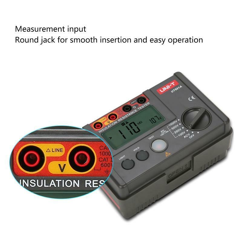Upgraded Digital Resistance Ground Earth Tester 1000V Insulation Resistance Test