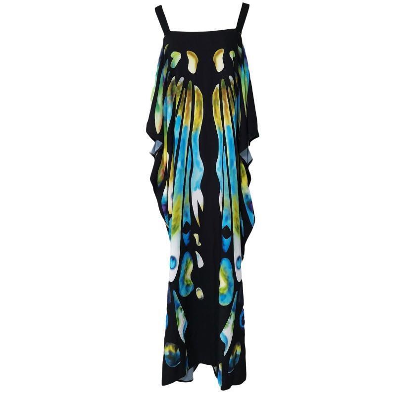 Kaftan Dresses Cover Up for Swimwear Women Plus Size Print Caftan Resort Dress