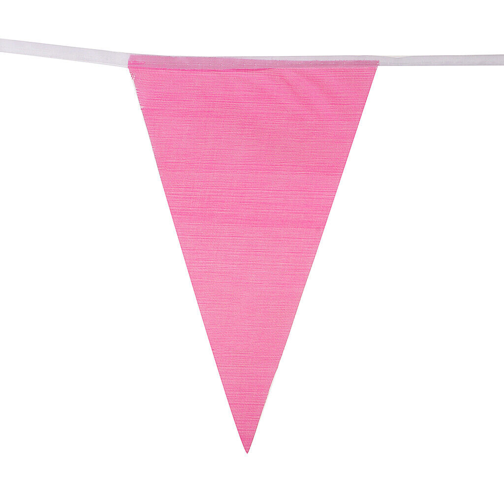 Set of 100 Pennant Flag 18x28cm String Bunting Banner for  Party