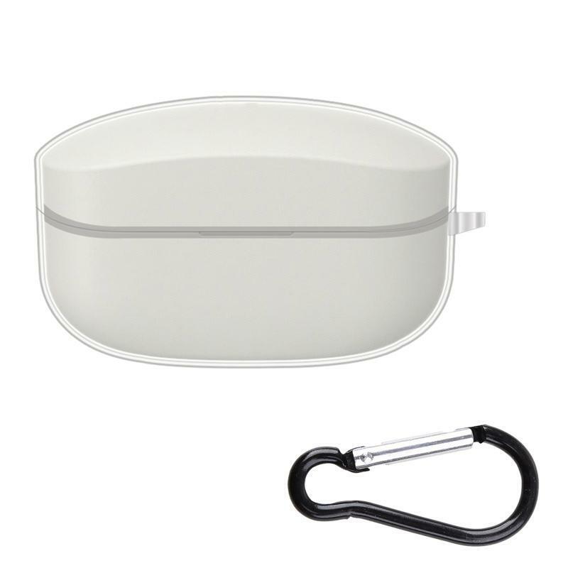 Case Cover with Keychain for -S-o-ny WF-1000XM4 Earbuds, Transparent TPU Case