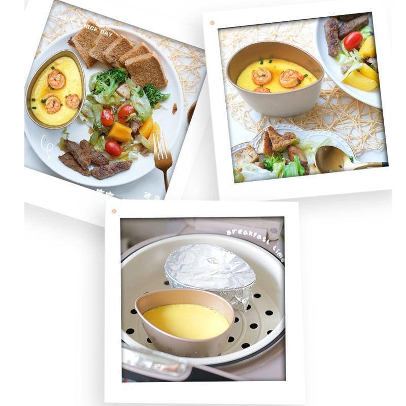 2 Pieces Poached Egg Cooker Carbon Steel Egg Poacher Cup Egg Poaching Cups