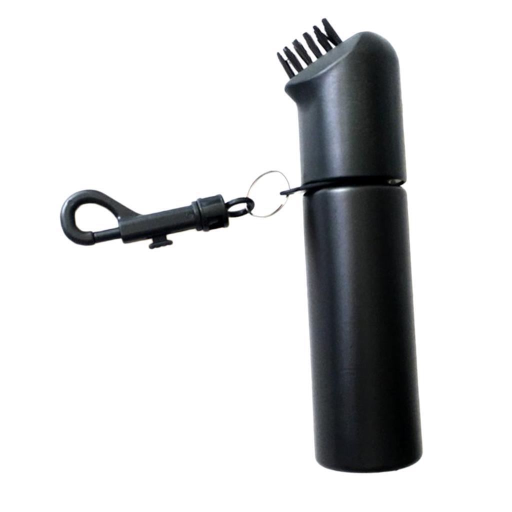 Golf Club Groove Cleaner with Water Bottle and Snap Clip for Golf Accessories,