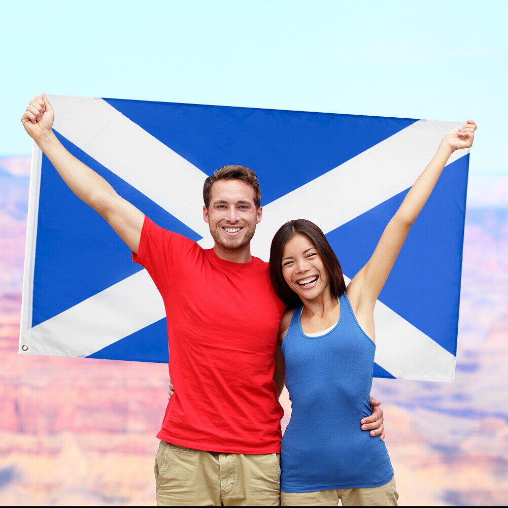 90x150cm Scotland Cross Flag Soccer Fan Saint Andrew Banner Saltire Pennant