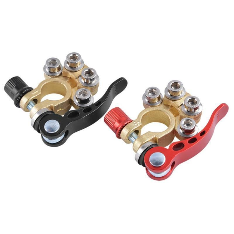 2Pcs Quick Release Disconnect Hex Wrench Car Battery End Terminal Connectors
