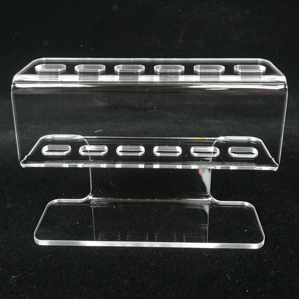 Clear Eyelashes Extension Tweezers Holder Dresser Desk Display Stand Shelf