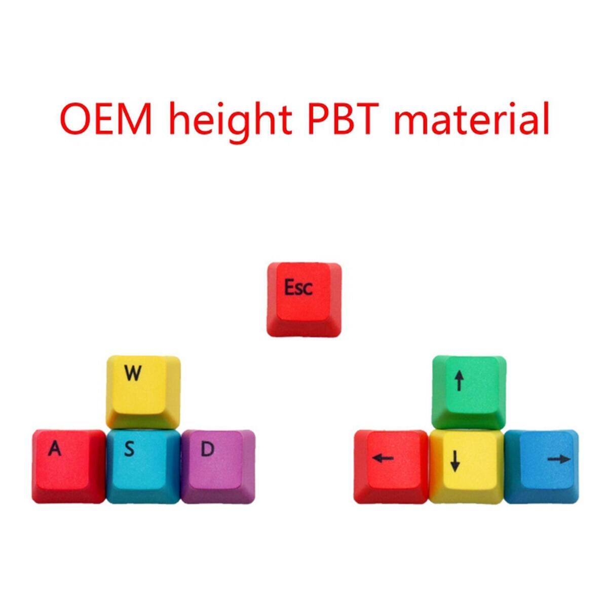 Upgraded PBT Pudding Keycaps Keycap for Mechanical Keyboards Gaming Keyboard