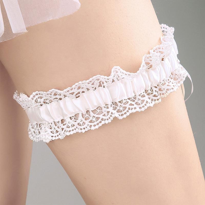Bride Lace Garter Belt for Wedding Day Ceremony Bachelorette Prom Party Supplies