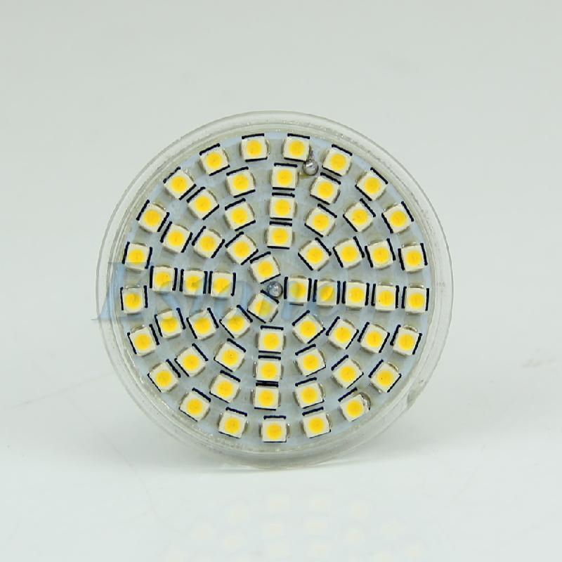 GU10 3528SMD 60 LED 5W 220V Warm White 3500K High Power Spot Light Lamp Bulb