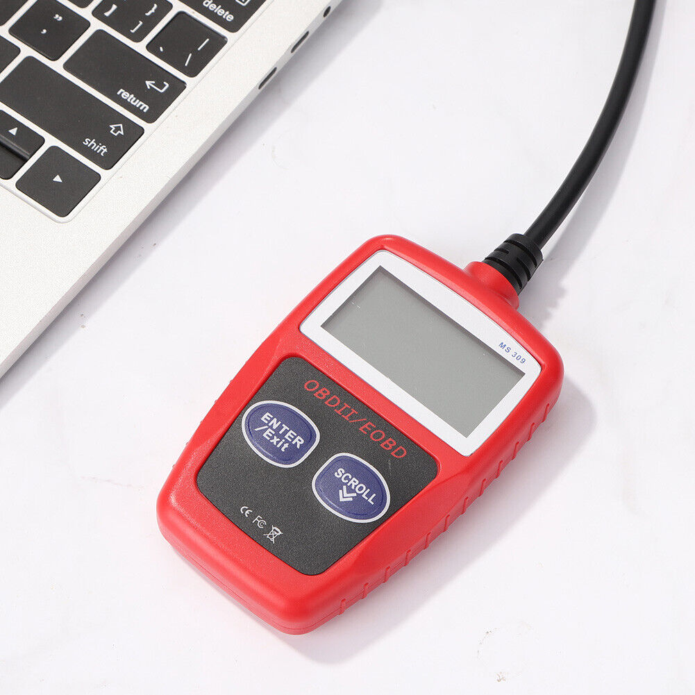 MS309 Digital LCD Display OBD2 Scanner Analyzer OBDII Auto Car Code Reader