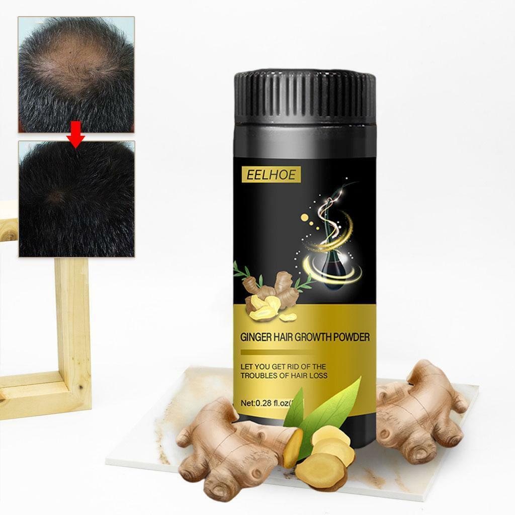 Ginger Hair Growth Powder Repair Treatment Natural Formula Mild Formula Tools