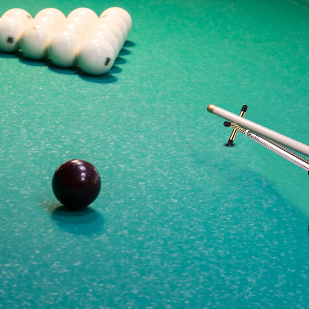 Retractable Billiards Pool Cue Stick Bridge w/ Replaceable Bridge Head (B)
