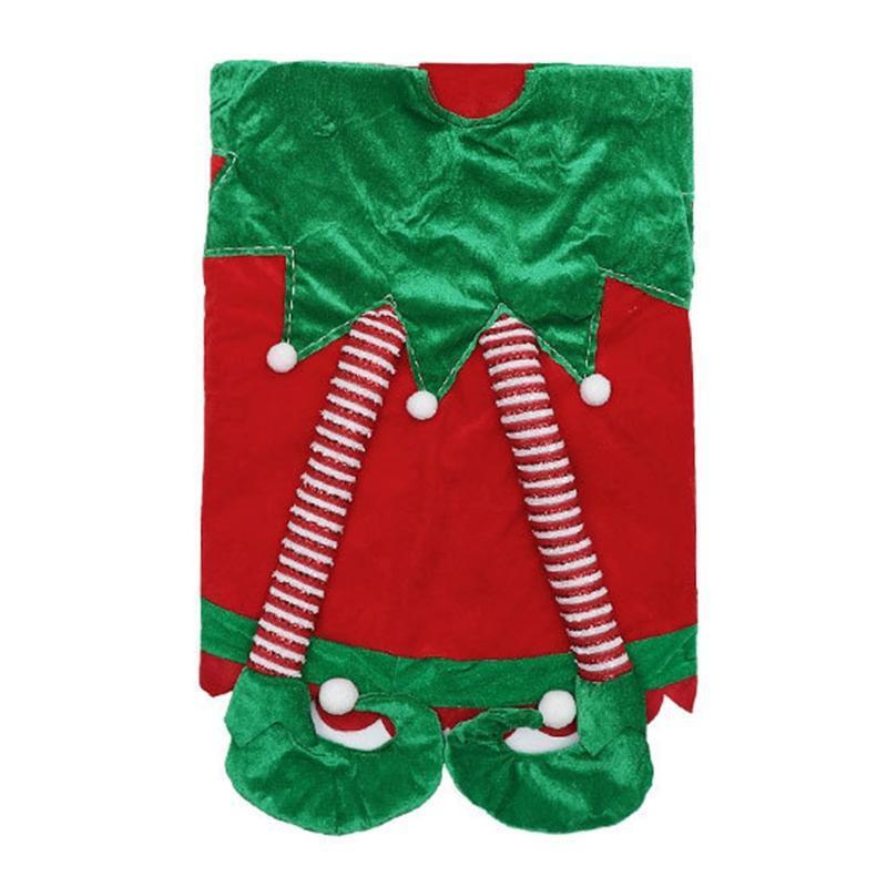 Christmas Tree Skirt Elf Leg Non-woven Carpet Ornament Decoration Supplies