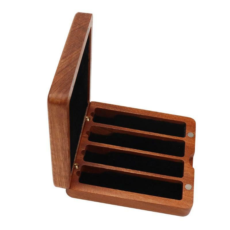 Travel Saxophone Reed Case,Laptop, Wood,Clarinet, Accessories, Storage Box