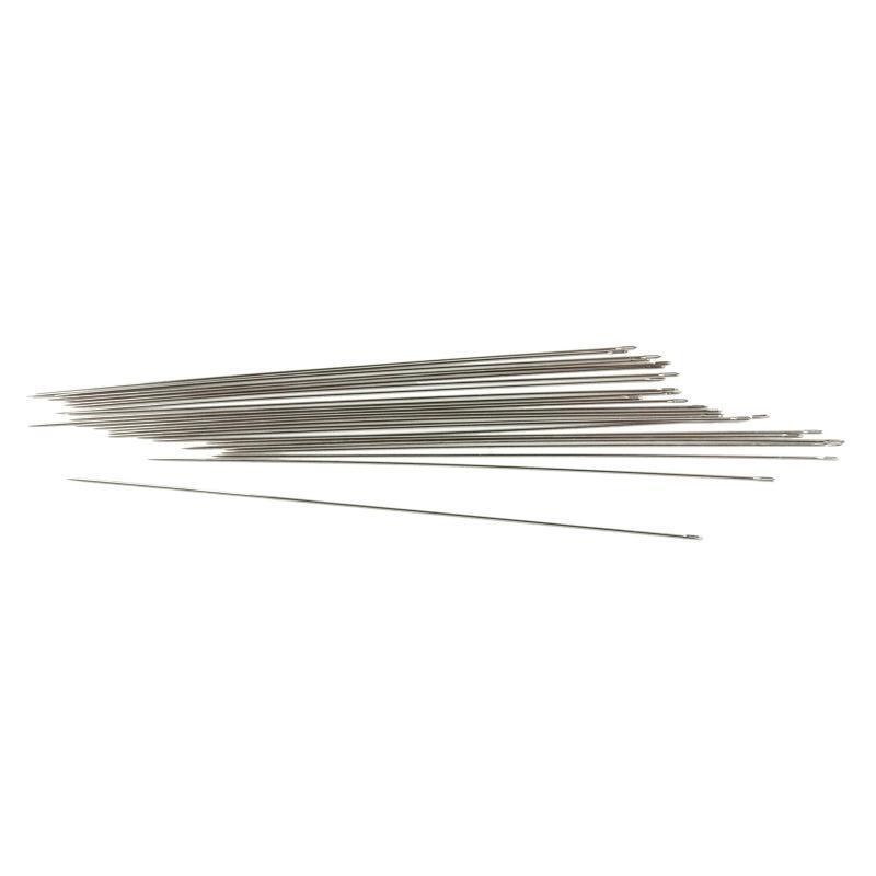 25 Pcs Long Straight Beading Needles Creative Seed Beads Needles Big Eye Pins