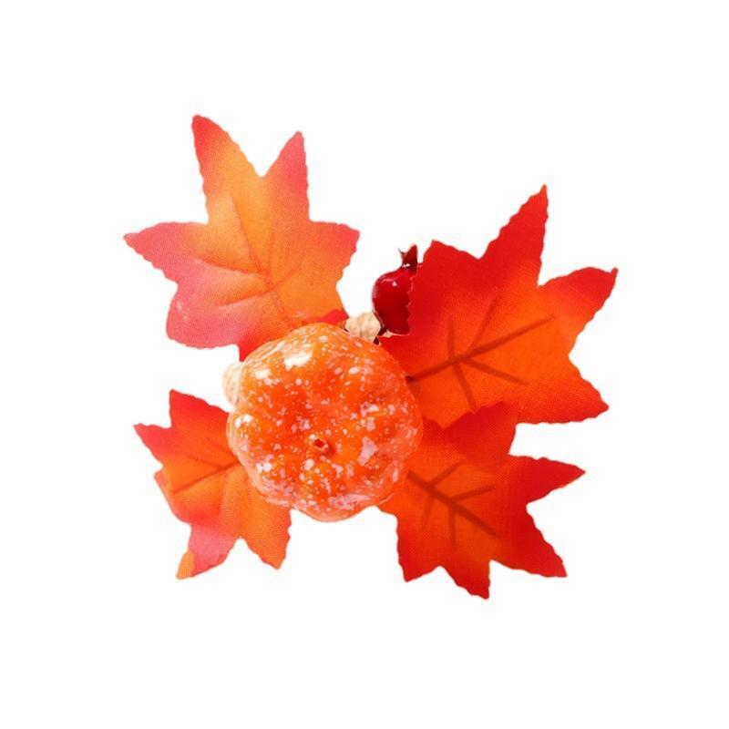 12 Pieces Napkin Rings Napkin Buckle Simulation Maple Leaf Shape Napkin Buckles