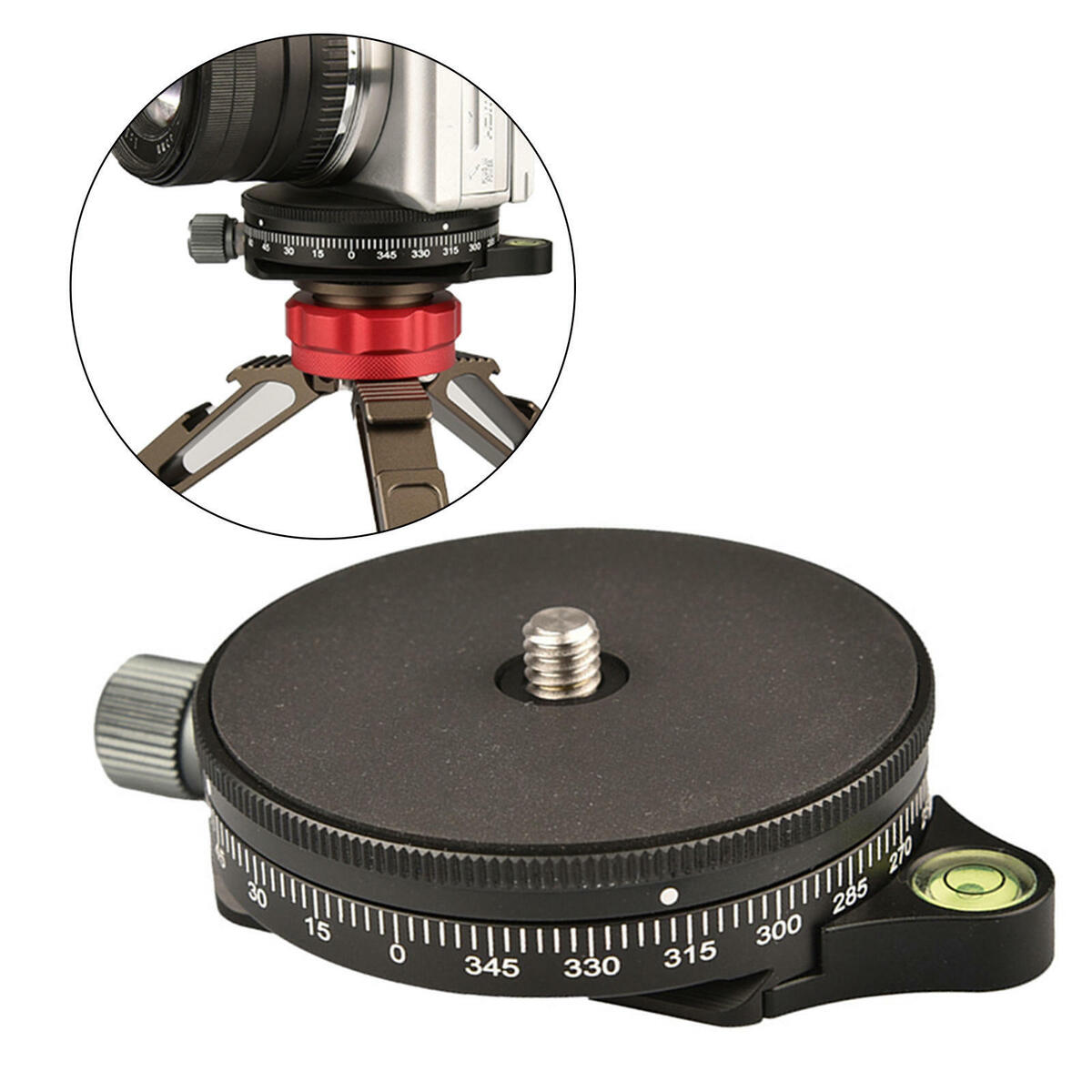 Camera Panoramic Panning  Aluminum  Panorama Ball Tripod Head