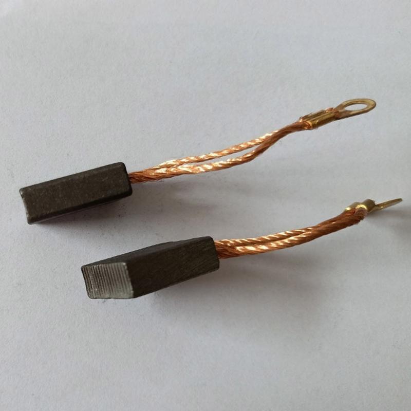2Pc 21x18x7mm Carbon Brush for Electric Motor Power Tool Replacement Repair Part