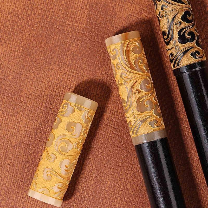 Calligraphy Brush with Pen Cap Fit for Beginner Regular/Cursive Script Copybook