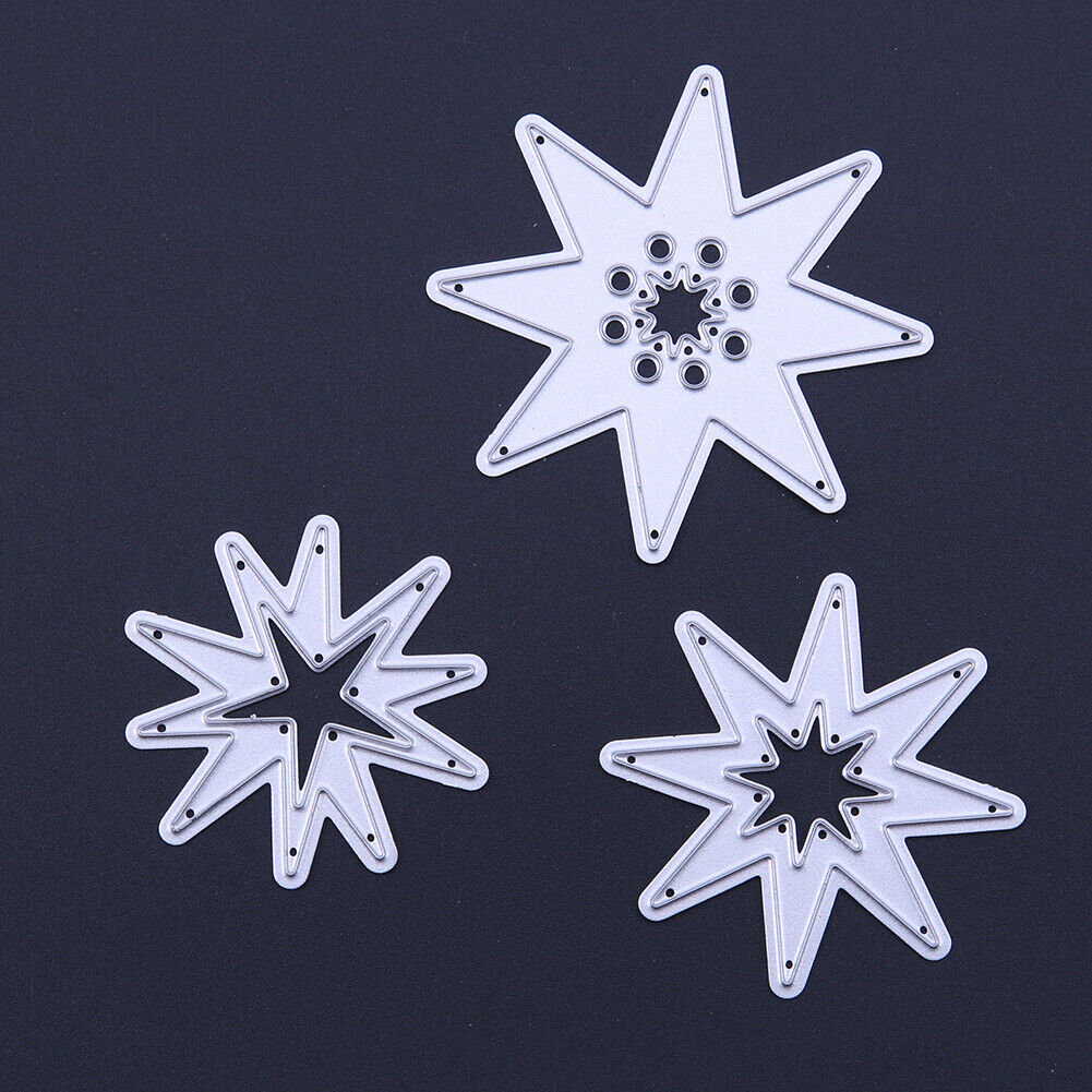Three Star DIY Metal Scrapbook Embroidery Craft Stencil Cutting Die Card-14