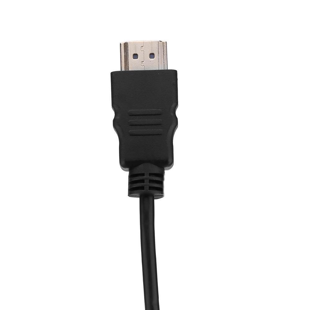 HDMI-compatible Male to VGA Male Transfer Wire HDTV Converter Adapter Aux C